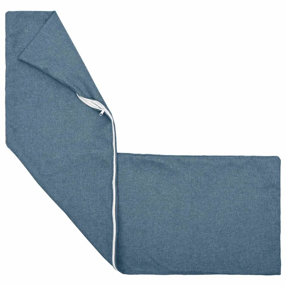 vidaXL Kussensloop 2 st HEERLEN Jeans Blauw 40 x 145 cm Stof, foto 4