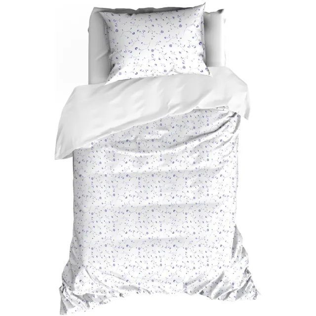 De Witte Lietaer Dekbedovertrek Lilia Porcelain - Katoen Percal