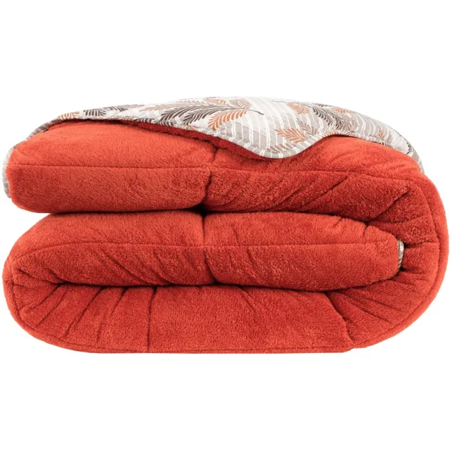 De Linde Home Dekbed zonder overtrek, Koningsdag, 4 Seizoenen Dekbed, Teddy, Wasbaar Dekbed, Inclusief Kussensloop, Oranje, 160x220 cm, Eenpersoons, Bedrukt dekbed, Teddy Dekbedovertrek, 2 in 1 Dekbed, Hoesloos Dekbed, Ultra Soft Dekbed, De Linde Home