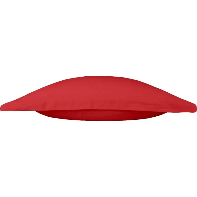 SENZA DONNA SENZATIONE 100% Katoen PERCALINE Uni 2x Oxford Kussenslopen met Volant 60x70+20+5 cm ROOD