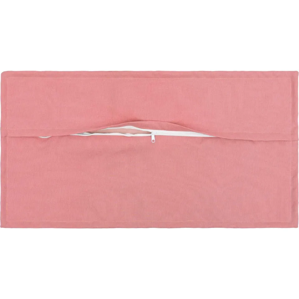 vidaXL Kussensloop 2 st HOUTEN Roze 40 x 80 cm Faux Linnen, foto 4