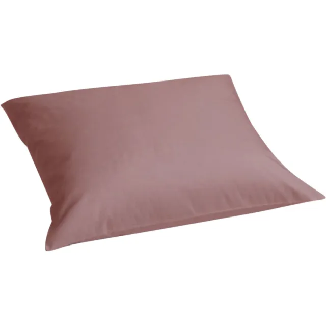 Yumeko kussensloop katoen TENCEL™ poederroze 50x60 - Biologisch & ecologisch - 1 stuk Blush Rose