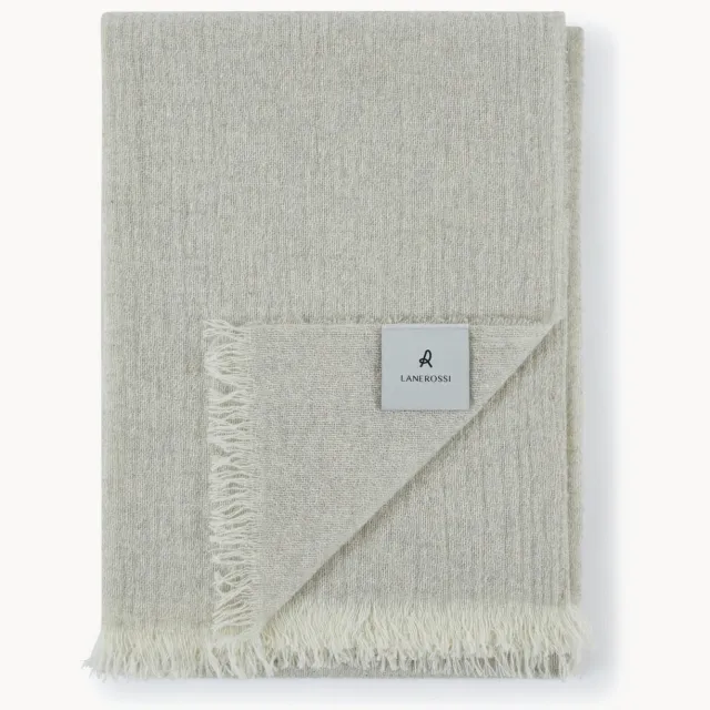 Lanerossi Kasjmieren plaid Era Beige
