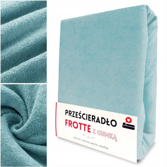 LOZKOHOLICY.PL Terry Hoeslaken 80x180 cm met Elastiek - Gaja - Katoen blauw