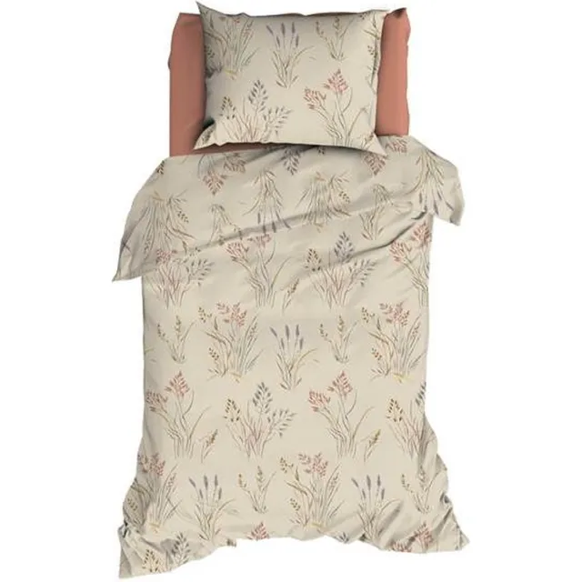 Romanette Farini Dekbedovertrek - Eenpersoons - 140x200/220 cm - Beige