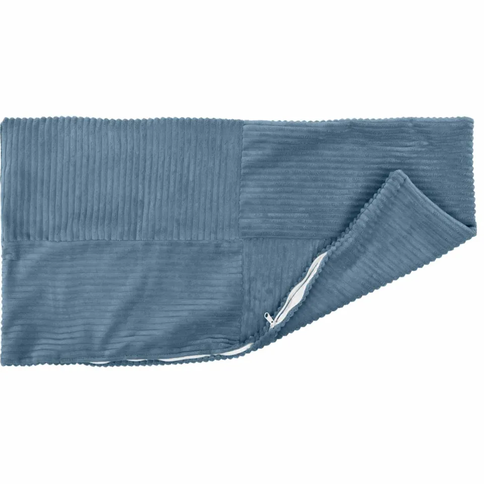 vidaXL Kussensloop 2 st ALMELO Blauw 30 x 50 cm corduroy, foto 4