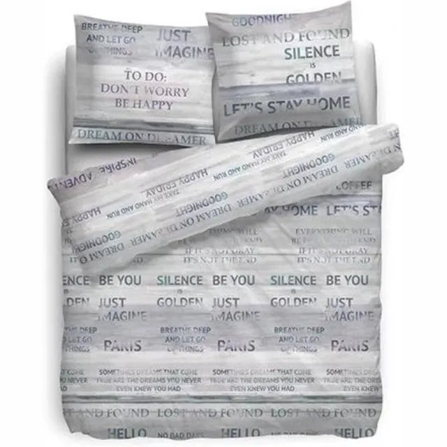 Heckettlane HNL Pure Cotton Lost and Found Dekbedovertrek - Multi