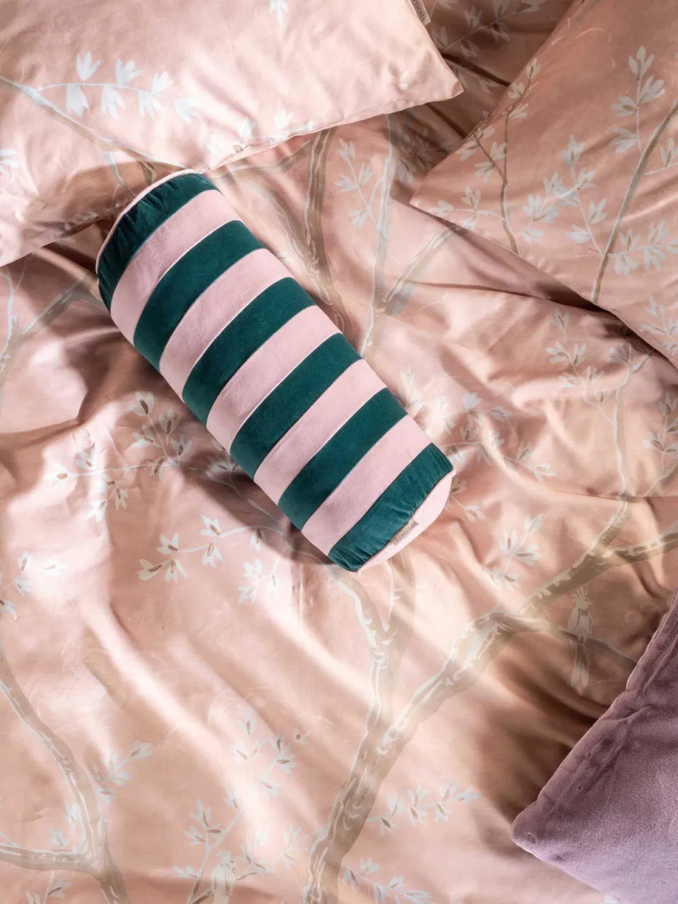 Essenza katoen satijnen dekbedovertrek lucienne blush pink, foto 4