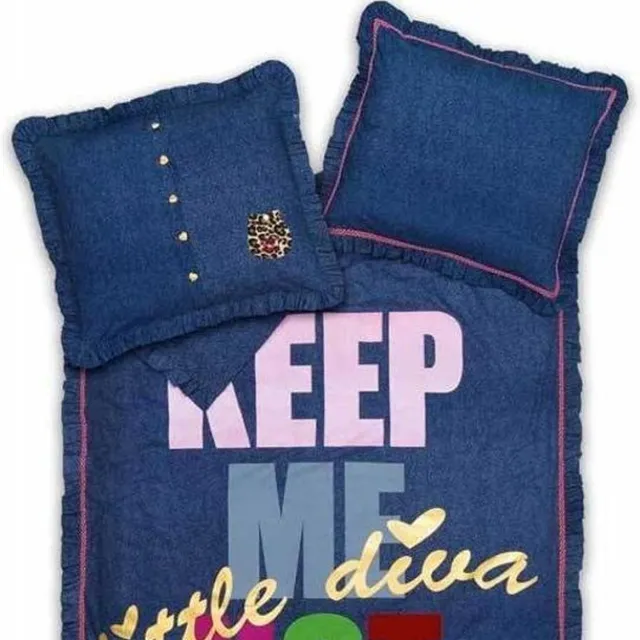 LDbyLittleDiva Little Diva Keep Me Hot Kussensloop - 50x60 cm - Blue
