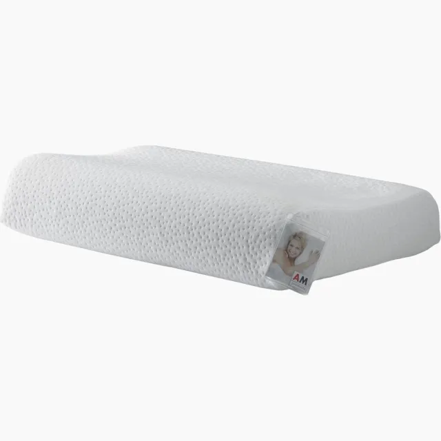 AM Products Allegro - Hoofdkussen - Talalay Latex - Medium 60 x 40 x 11/13cm Wit