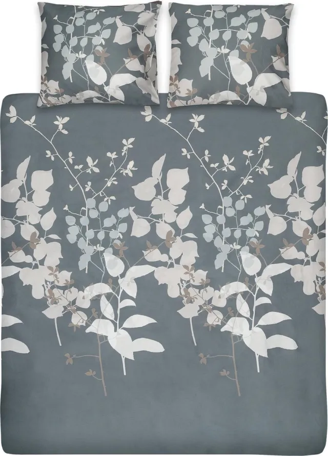 Ten Cate Dekbedovertrek - Dekbedovertrek 200 x 200 tweepersoons - Dekbedovertrekken - Dekbedovertrek 200x220 - Fenna Petrol Blauw