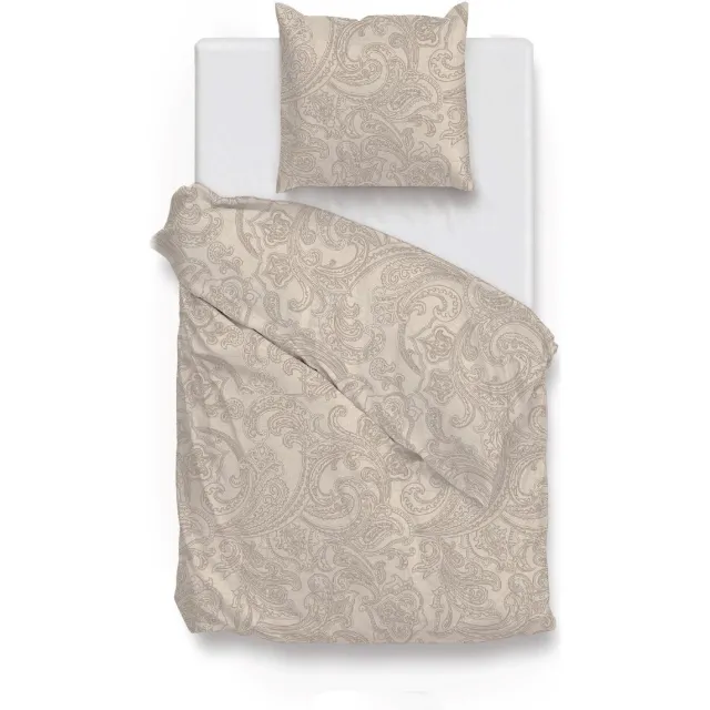 Zohome Paisley-di-Lino Dekbedovertrek - Katoen - Beige