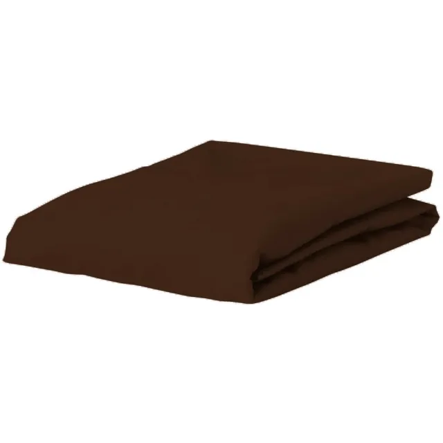 Essenza Premium Percale Hoeslaken Chocolate - 90x200