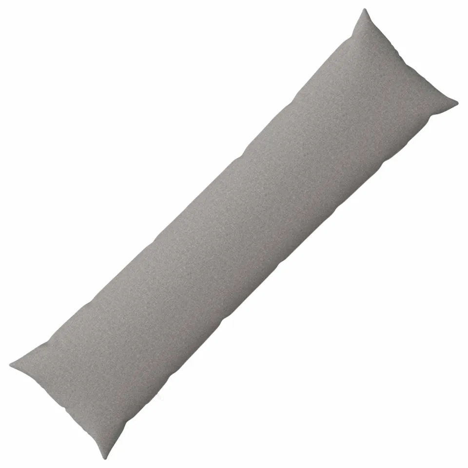 vidaXL Kussensloop HEERLEN Wolkengrijs 40 x 145 cm Stof grijs, foto 3