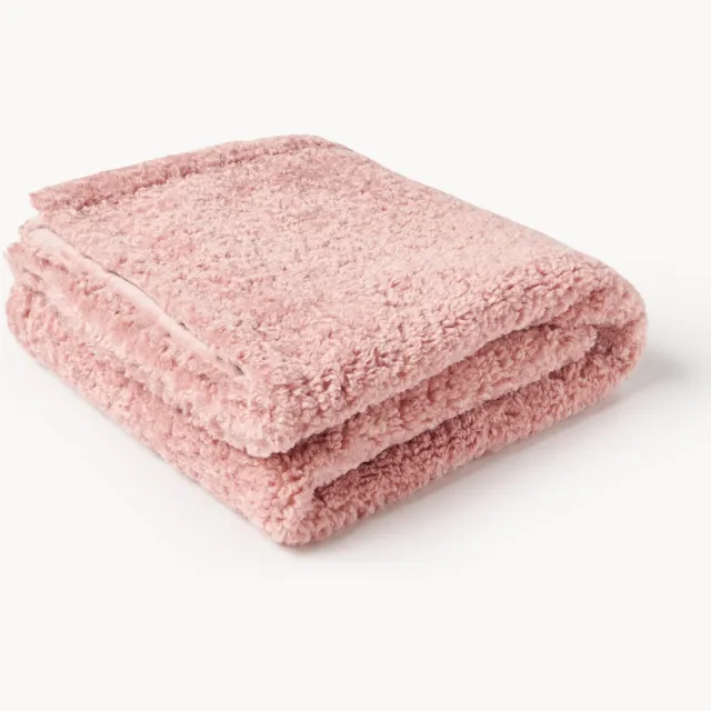 Westwing Collection Teddy plaid Dotty Roze