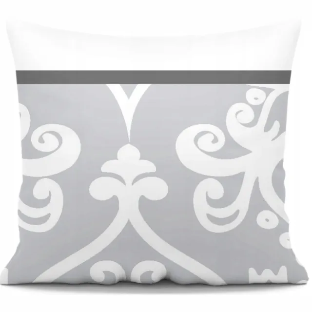 Spod Igły i Nitki Grijze Kussensloop 45x45 cm - Glamour Stijl - Microvezel Grijs