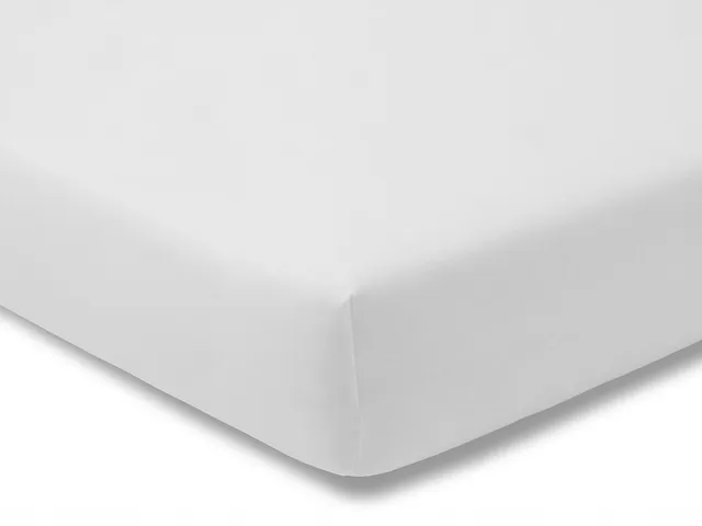 Estella Jersey Hoeslaken Wit 150x200 cm met Elastiek