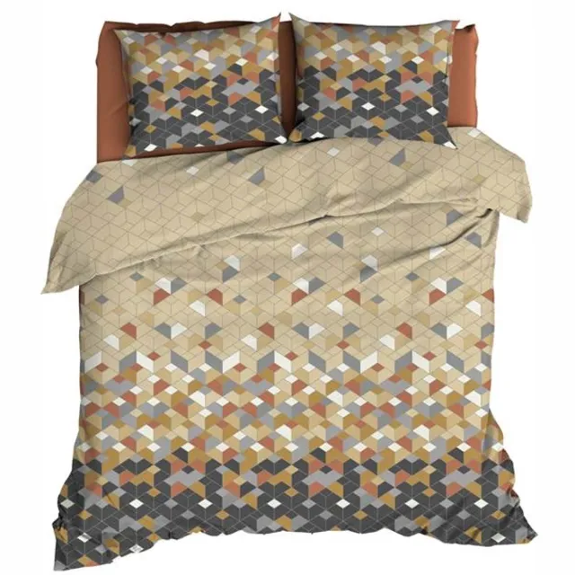 Satin D Or Satin d'Or Scoop Dekbedovertrek - Tweepersoons - 200x200/220 cm - Bruin