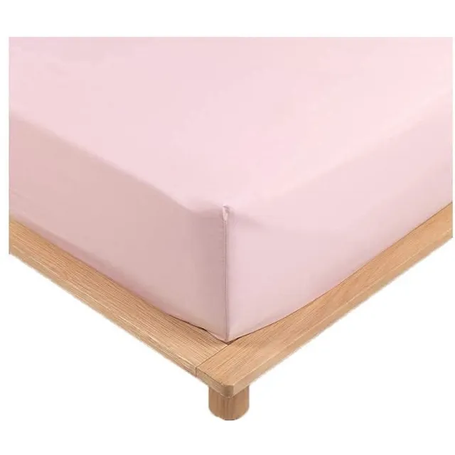 PROMO LINGE Percale hoeslaken - 30 cm diepte Roze