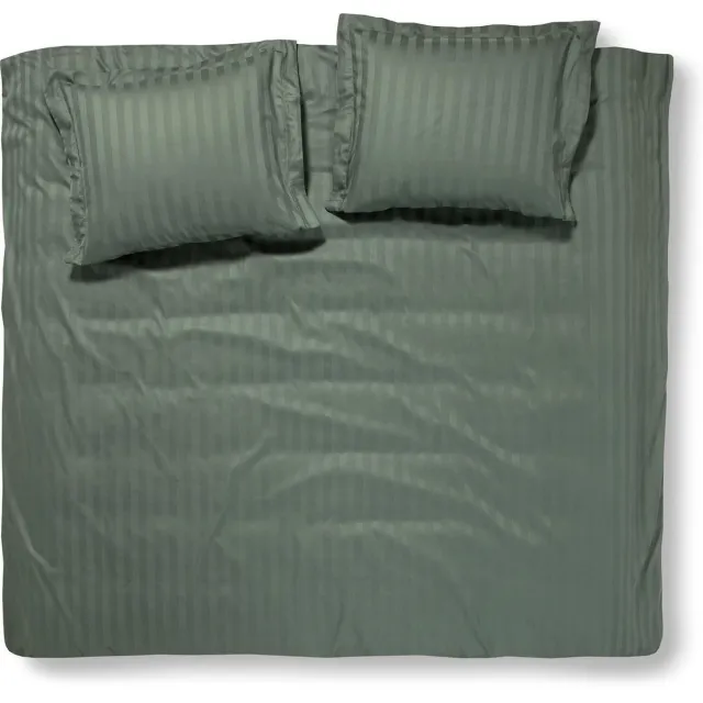 Damai Linea - Dekbedovertrek - 240x200/220 cm - Lits-jumeaux - Laurel + 2 kussenslopen 60x70