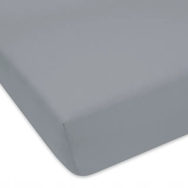 Designpremium Jersey Hoeslaken met Elastiek 80x160 cm Grijs