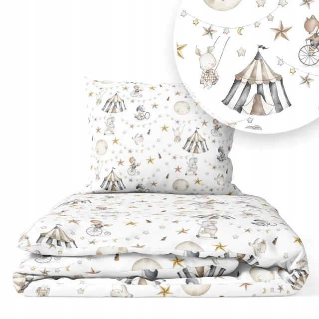Ankras Kinderbeddengoed 2-delig met Circusa print Multicolor