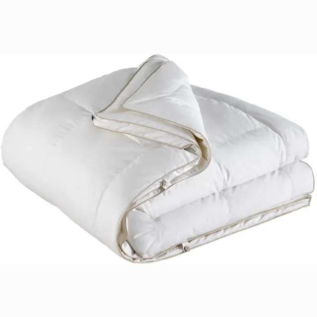De Witte Lietaer Dekbed Bilancia - 260 x 240 cm - 4 seizoenen (2 delen) - Donsvulling Wit