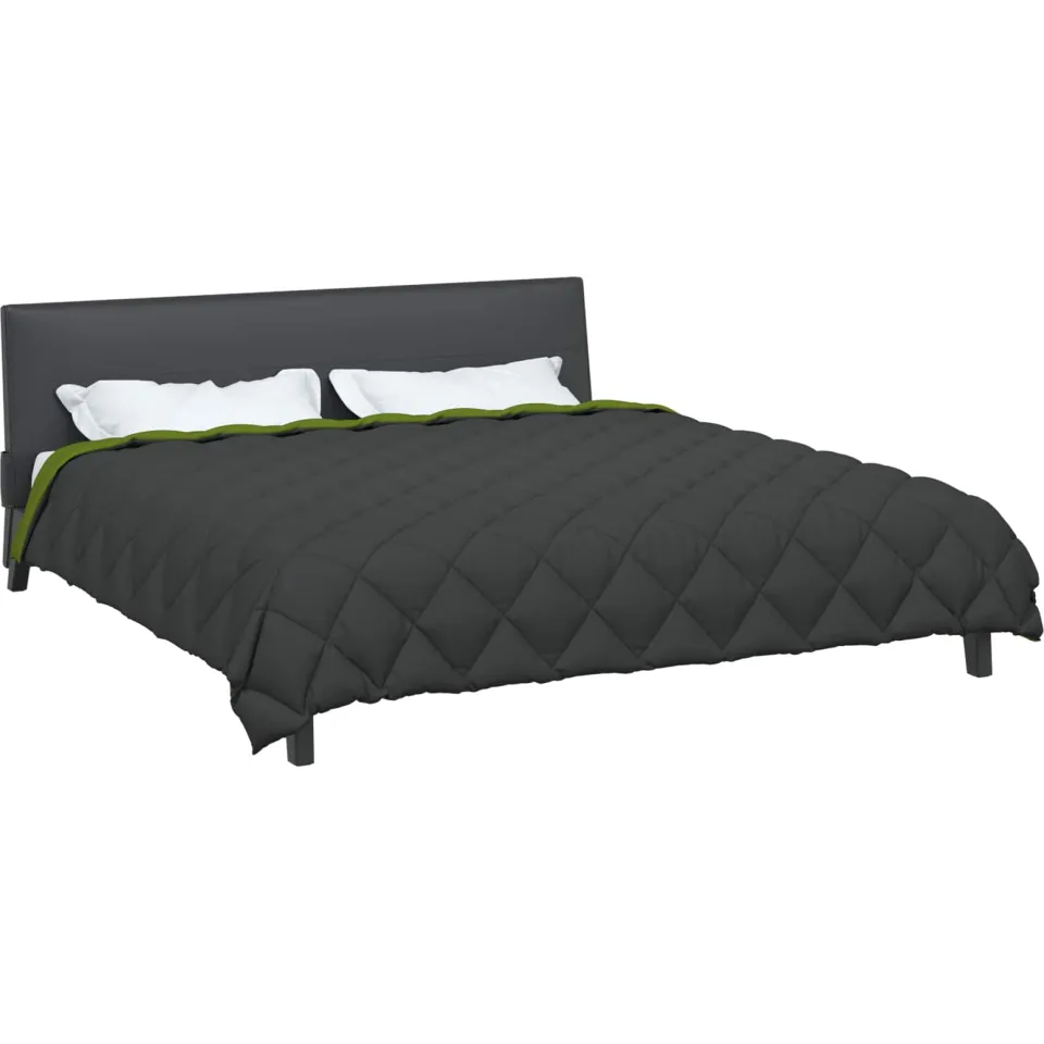 vidaXL Winter Dekbed 200 x 220 cm 450 gsm Microvezel groen, foto 2
