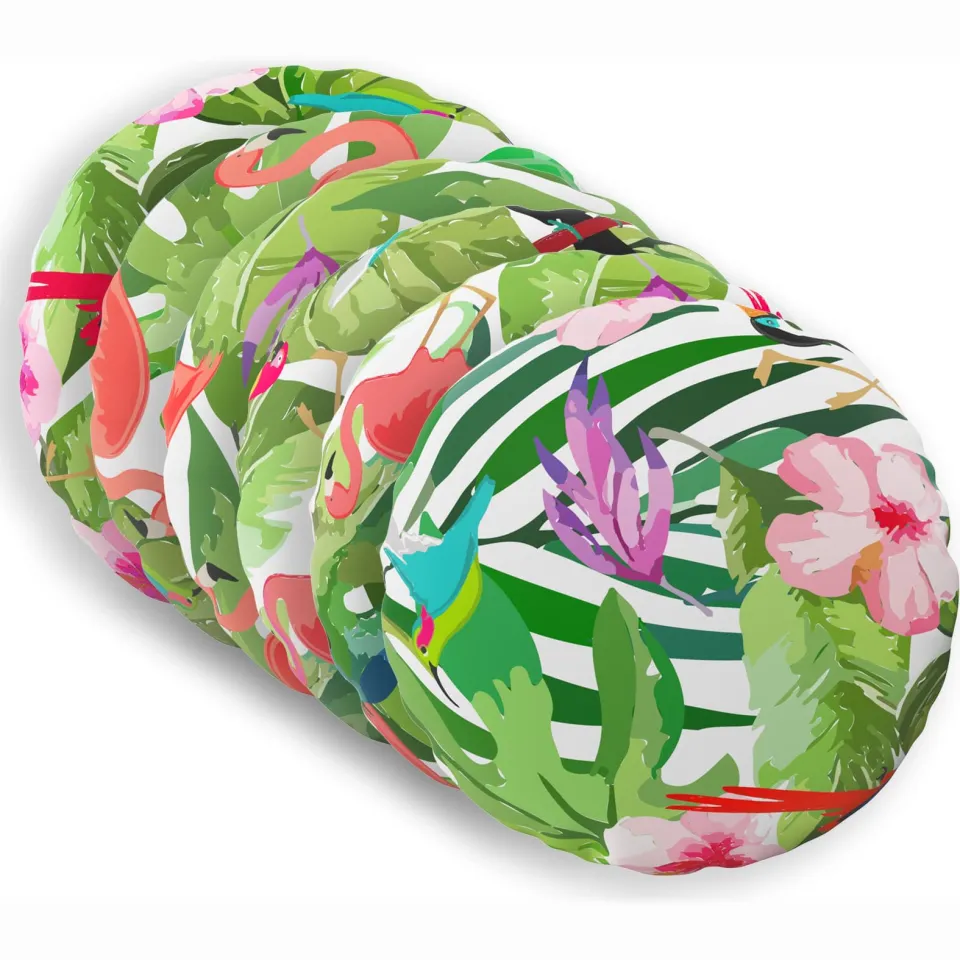 vidaXL Kussensloop 6 st HEERLEN Meerkleurig Dia. 60 cm Polyester