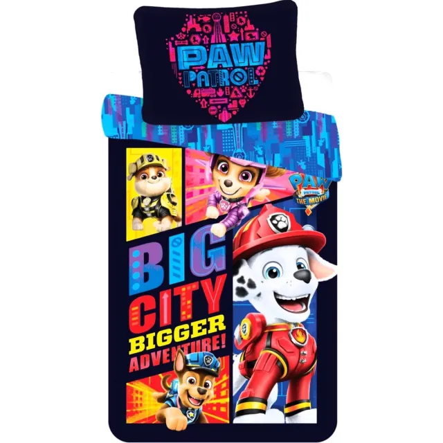 PAW Patrol Dekbedovertrek - 100 x 135 cm - Katoen - Dubbelzijdig multi