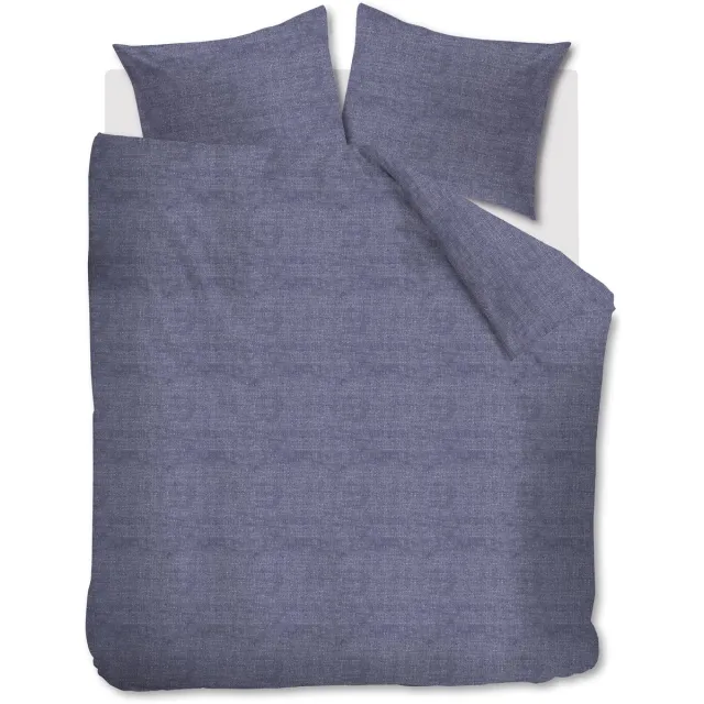 Ambiante Edo dekbedovertrek - Tweepersoons - 200 x 200/220 cm - Marineblauw