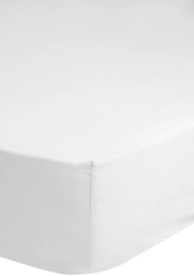 Good Morning hoeslaken effen kleur - Kind 70x150 cm - Wit - 100% Katoen jersey White