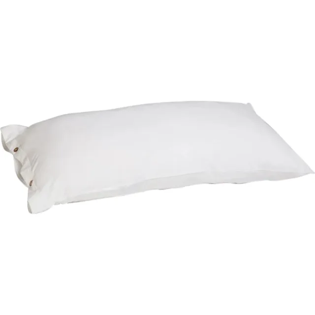 Yumeko kussensloop jersey wit 40x80 - Bio, eco & fairtrade - 1 stuk