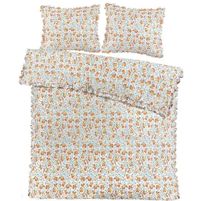 Day Dream Roos Dekbedovertrek - Tweepersoons - 200x200/220 cm - Oranje