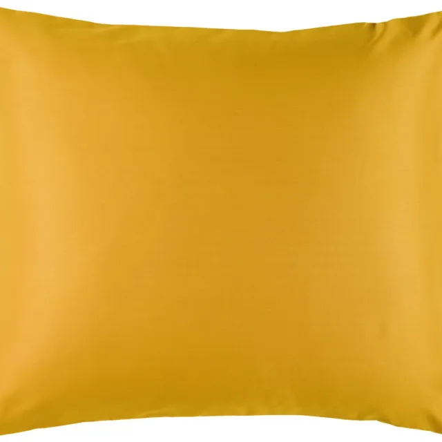 De Witte Lietaer Kussensloop Olivia Golden Yellow - 60 x 70 cm - Geel - Katoen Satijn