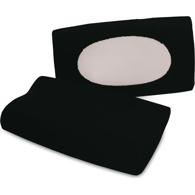 schlafgut Pure flexible Kussensloop S-XL 799 Off-Black Zwart