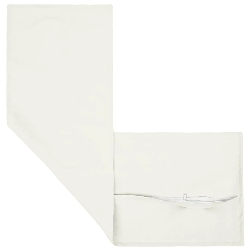 vidaXL Kussensloop 2 st HOUTEN Wit 40 x 145 cm Faux Linnen, foto 4
