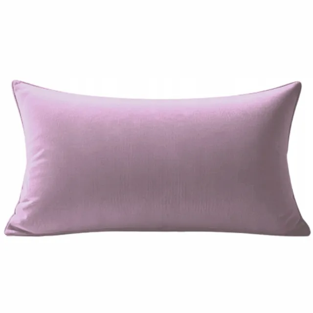MMO-EURO Martyna Opiełka Decoratieve Kussensloop 70x50 cm Velours Poederroze