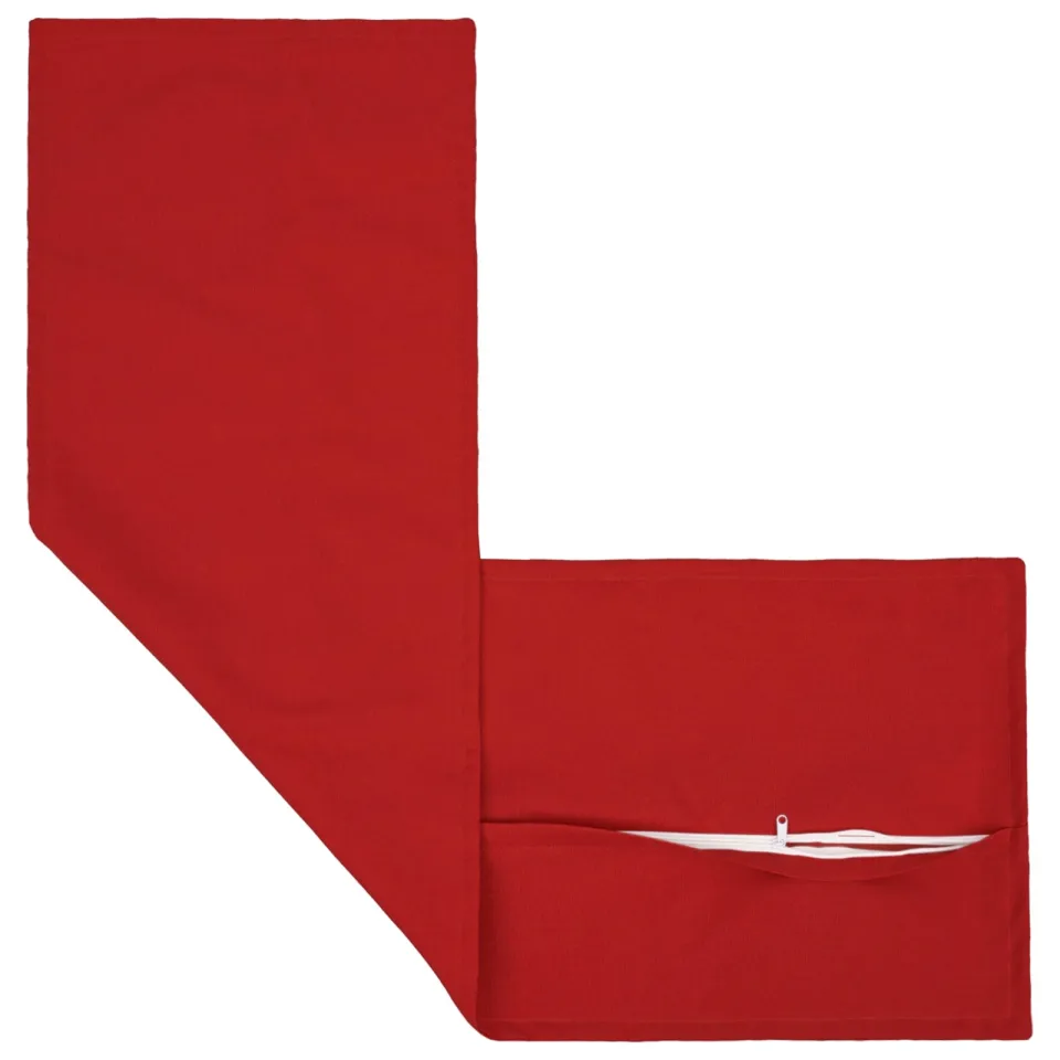 vidaXL Kussensloop HOUTEN Rood 40 x 145 cm Faux Linnen, foto 4