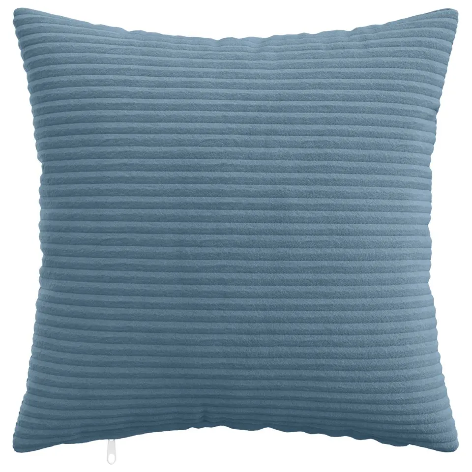 vidaXL Kussensloop 6 st HEERLEN Blauw 40 x 40 cm corduroy