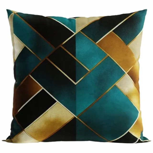 Markizeta Decoratieve Kussenhoes 40x40cm Fluweel Velours RUBIK Multicolor