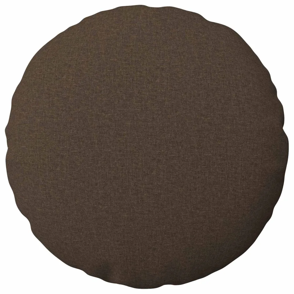 vidaXL Kussensloop 6 st HEERLEN Taupe Dia. 60 cm Stof