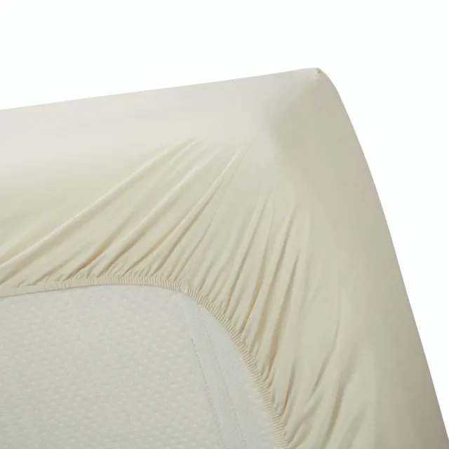Linolux Hoeslaken Katoen Perkal Natural 180x220