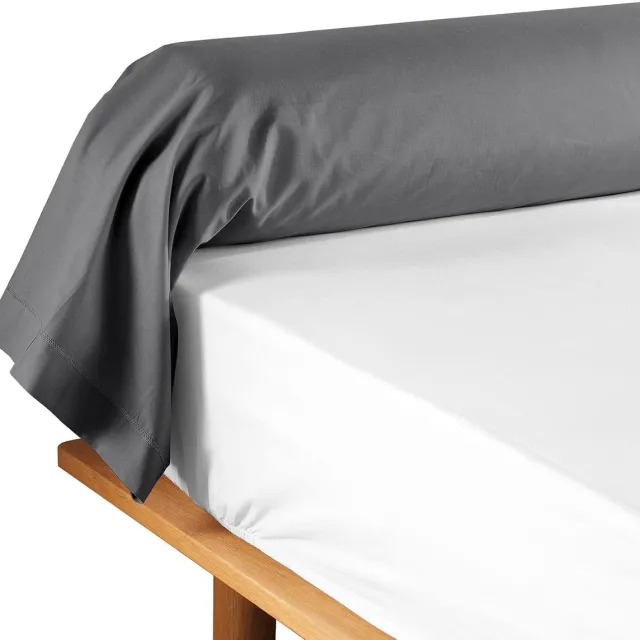 Linen Promo Kussenhoes 85x185 cm Lina - 100% Katoen - Oeko-TEX Gecertificeerd r antraciet