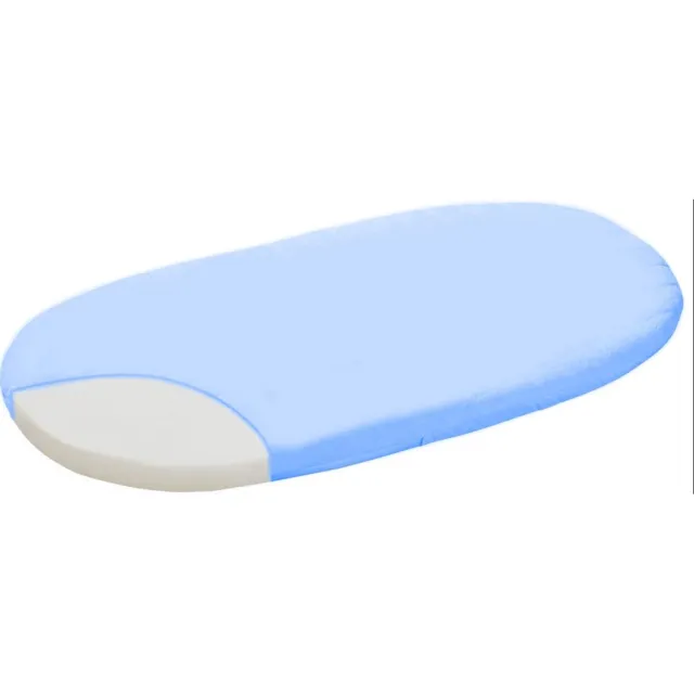 Olka Jersey Kinderwagenonderlegger 35x75 cm Blauw met Elastiek