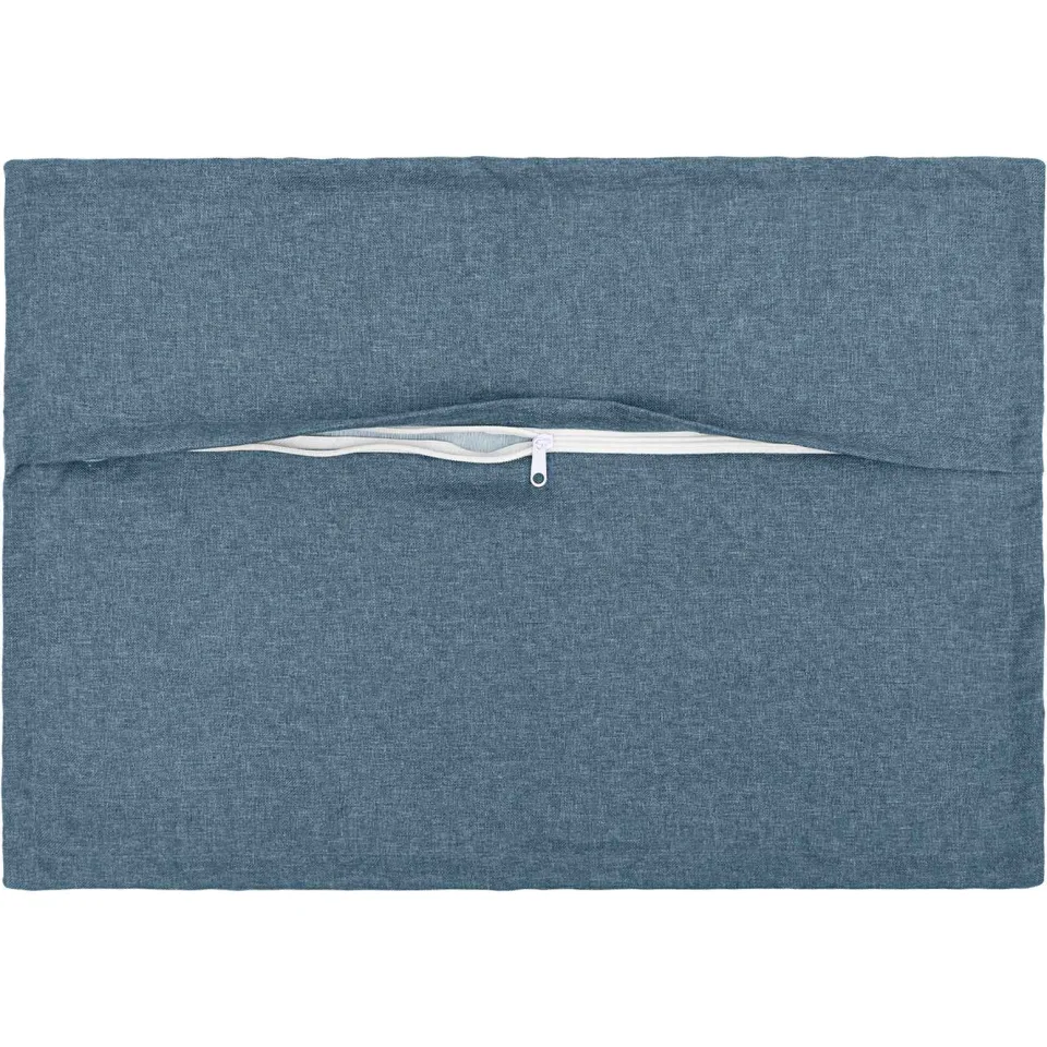 vidaXL Kussensloop 6 st HOUTEN Jeans Blauw 40 x 60 cm Faux Linnen, foto 4