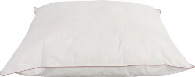 Mixed Latex Hoofdkussen Mixed Latex - stevig - 60 x 70 Wit met rode bies