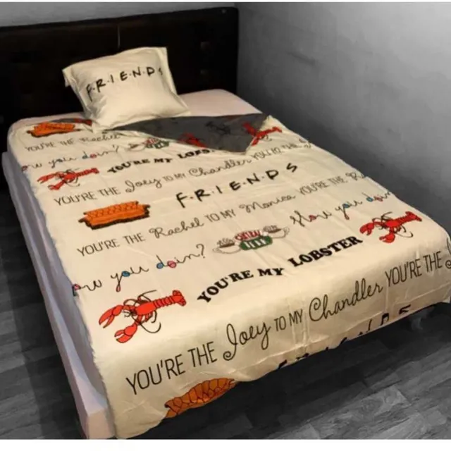 Friends F.R.I.E.N.D.S - Lobster - Dekbedovertrek - Polyester. Multi