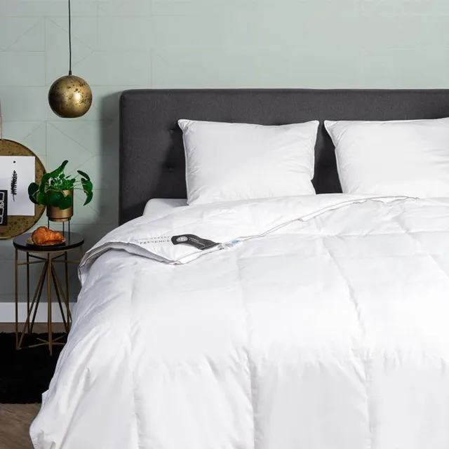 Dekbed-Discounter Presence Dekbed 200 x 220 cm - 60% Dons - 4-seizoenendekbed - Wasbaar op 40 graden - Anti-allergisch en huisstofmijtwerend - Wit