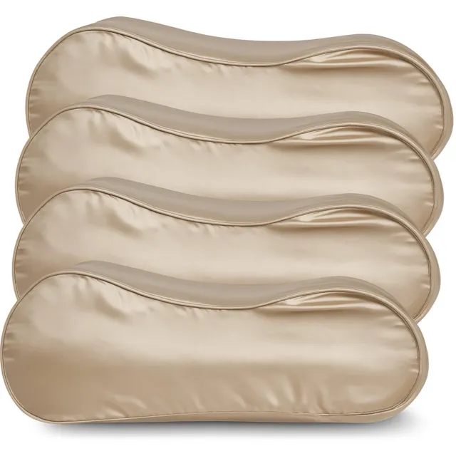 Silk Heaven Voordeelset 4x 100% Zijden kussensloop Donker Champagne Ergonomisch - 19MM - 40x60cm - Satijn geweven zijden kussensloop - Silk Heaven - 40x60cm